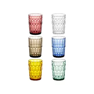 Guzzini Set 6 bicchieri alti multicolor