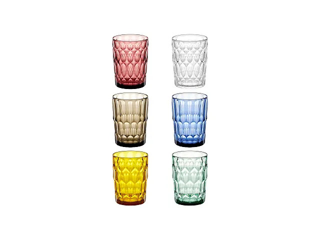 Guzzini Set 6 bicchieri alti multicolor