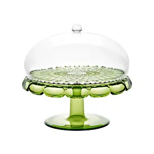 Guzzini Alzata con campana vanity verde