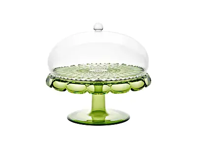 Guzzini Alzata con campana vanity verde