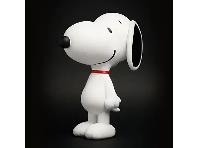 Blogo SNOOPY mini 12 cm - BIANCO