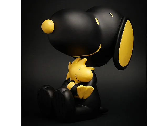 Blogo SNOOPY WOODSTOCK 12 cm - NERO