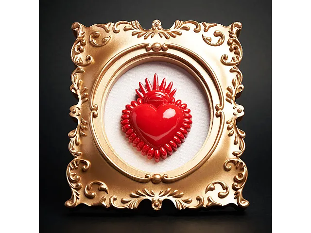 Blogo HEART RED Cornice