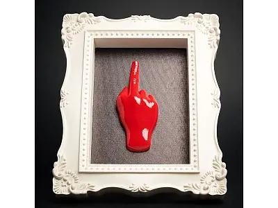 Blogo FINGER RED Cornice