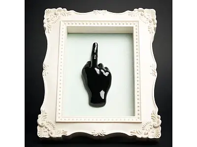 Blogo FINGER BLACK Cornice