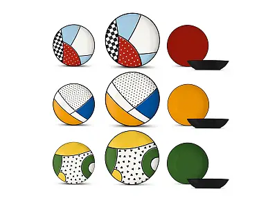 Egan Set 18 Piatti Warà