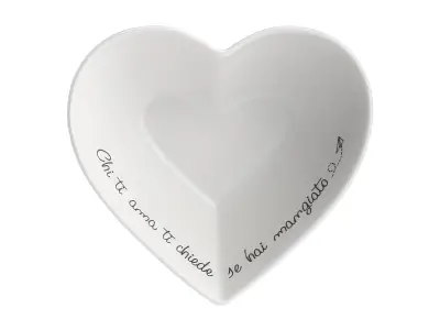 La Porcellana Bianca Coppetta cuore