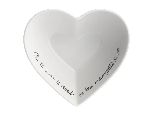 La Porcellana Bianca Coppetta cuore