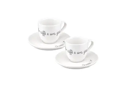 La Porcellana Bianca Set 2 tazzine caffè