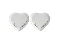 Set 2 piattini cuore