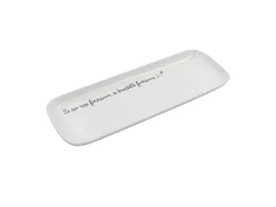 La Porcellana Bianca Piatto rettangolare