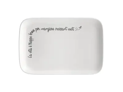 La Porcellana Bianca Piatto rettangolare