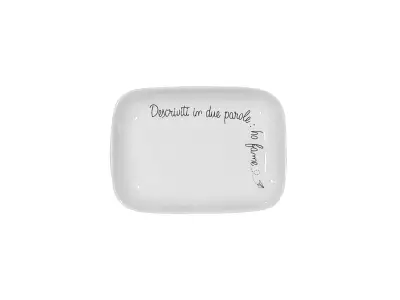 La Porcellana Bianca Piatto rettangolare