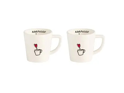 Simple Day Set 2 tazzine espresso
